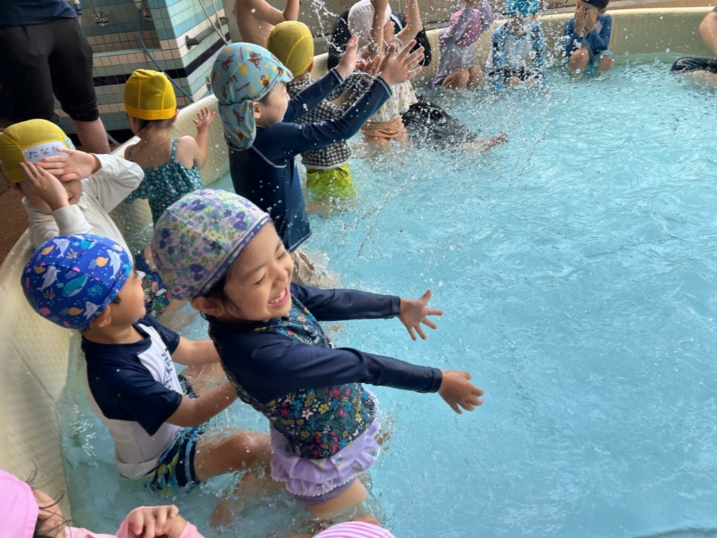 水遊びが始まったよ！！！