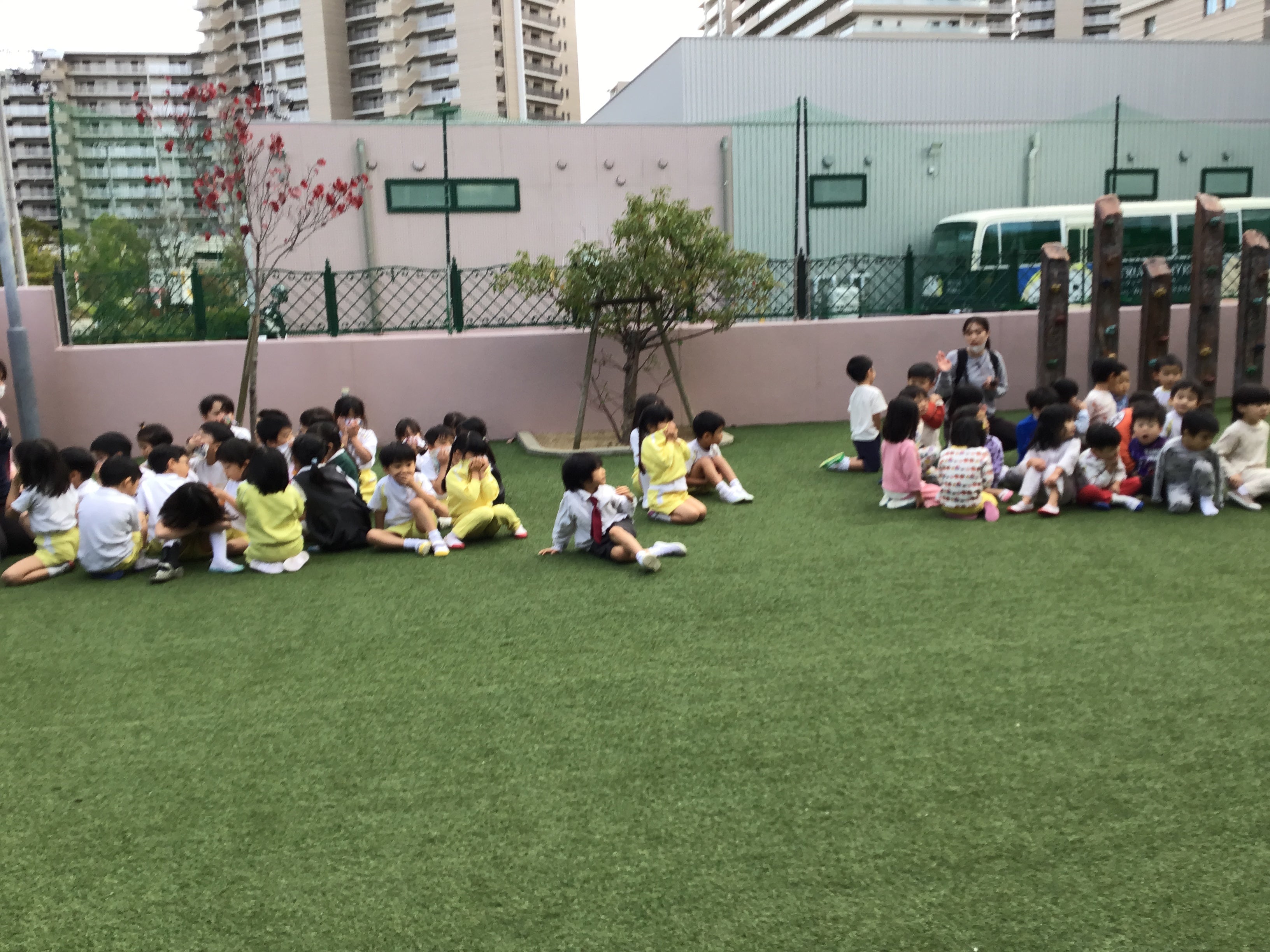 避難訓練があったよ！