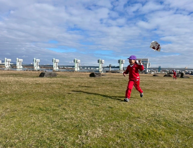 凧揚げに行ったよ★