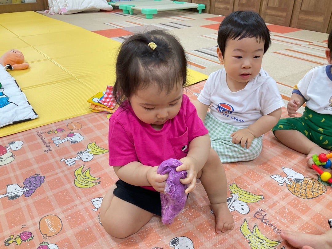 ⭐︎はつね組　初めての水遊び⭐︎