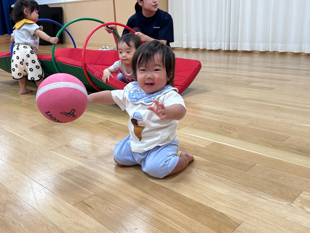 初音組さんが遊戯室で遊んでいたよ♪