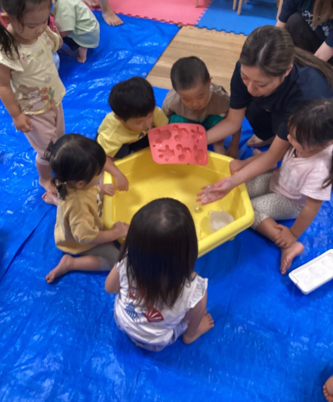えみね組〜寒天遊びをしたよ〜